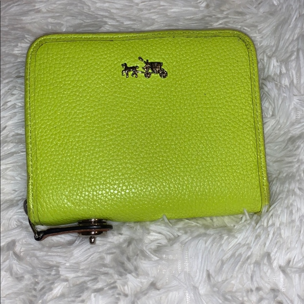 Bright yellow wallet